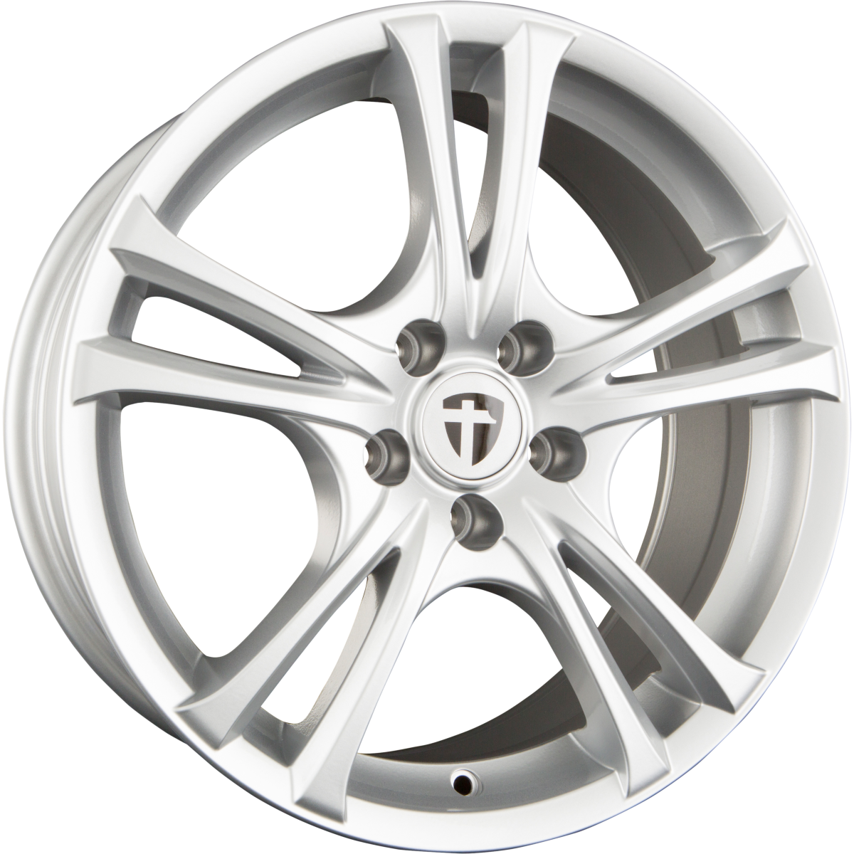 Tomason Easy Silver Painted Alufelge 7x16 Zoll ET42 LK 5x114.3 ML73 – Bild 2