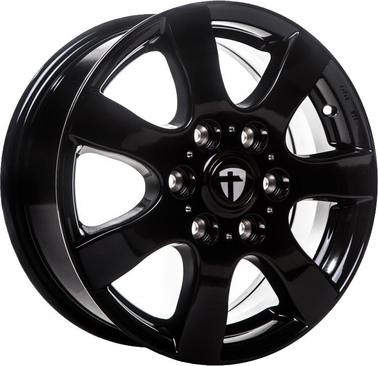 Tomason TN3F black painted Alufelge 6.5x16 Zoll ET62 LK 6x130 ML84.1