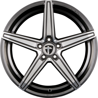 Tomason TN20 Dark Hyper Black Polished Alufelge 8.5x19 Zoll ET30 LK 5x112 ML72.6