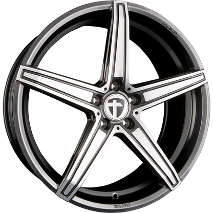 Tomason TN20 Dark Hyper Black Polished Alufelge 8.5x19 Zoll ET30 LK 5x112 ML72.6 – Bild 2