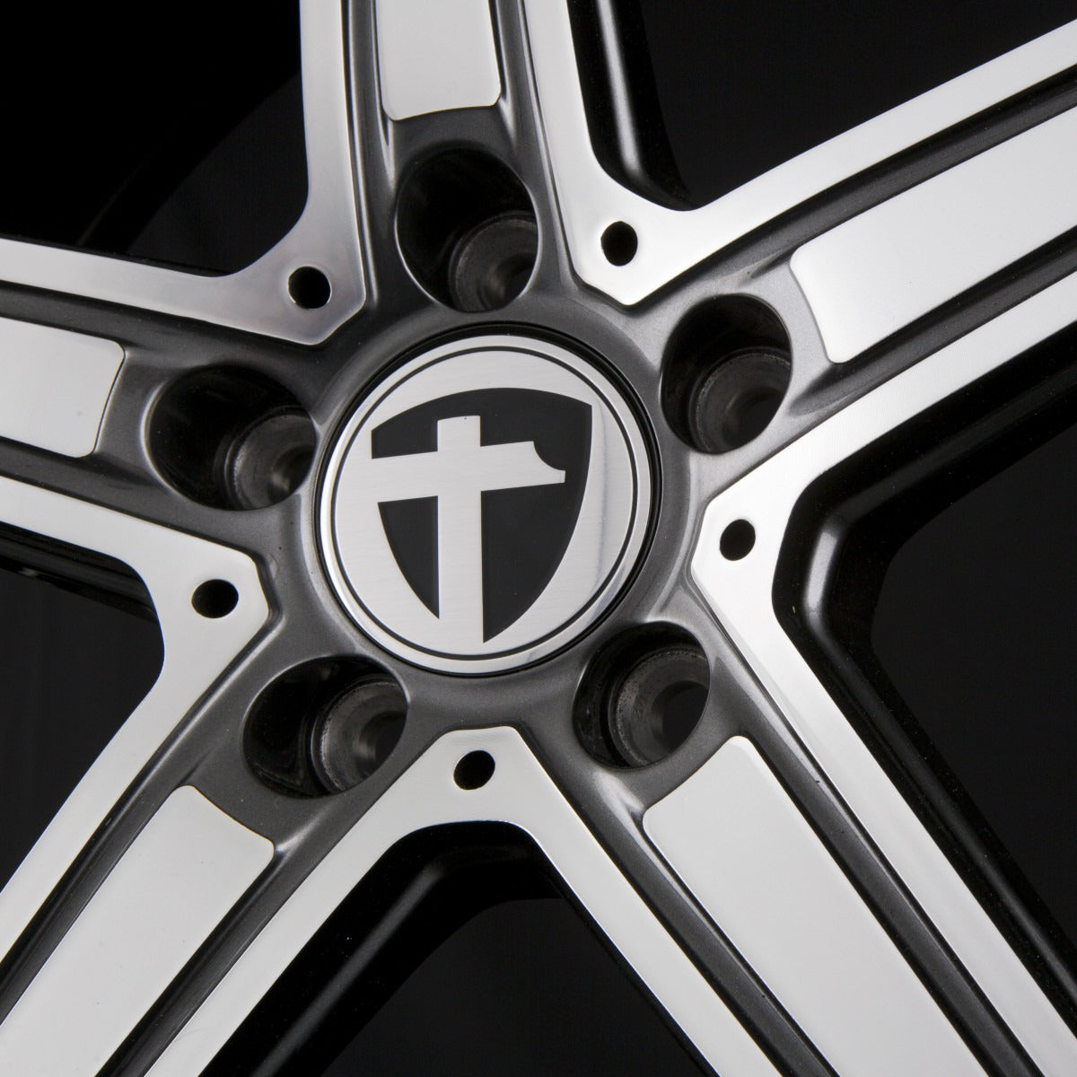Tomason TN20 Dark Hyper Black Polished Alufelge 8.5x19 Zoll ET30 LK 5x112 ML72.6 – Bild 4