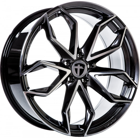 Tomason TN22 dark hyperblack polished Alufelge 8.5x19 Zoll ET45 LK 5x114.3 ML72.6
