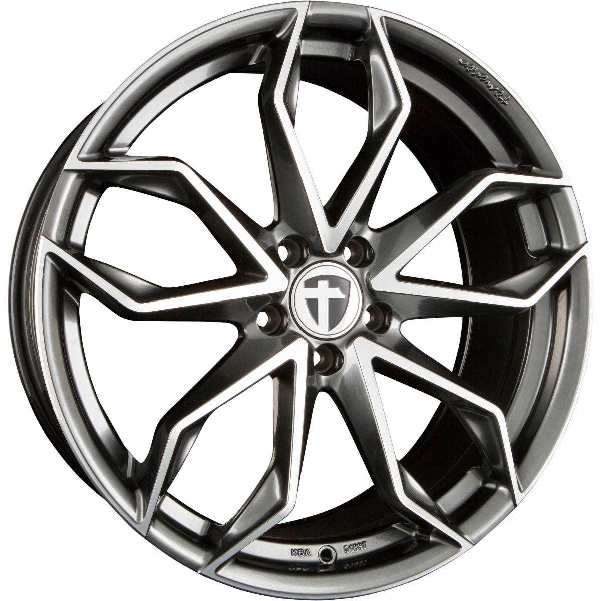 Tomason TN22 Dark Hyperblack Polished Alufelge 8.5x20 Zoll ET45 LK 5x112 ML72.6 – Bild 2