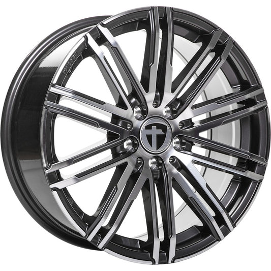 Tomason TN18 gunmetal polished Alufelge 9x20 Zoll ET40 LK 5x120 ML65.1