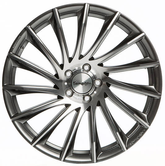 Tomason TN16 dark hyperblack polished Alufelge 8.5x20 Zoll ET40 LK 5x115 ML70.2 – Bild 2