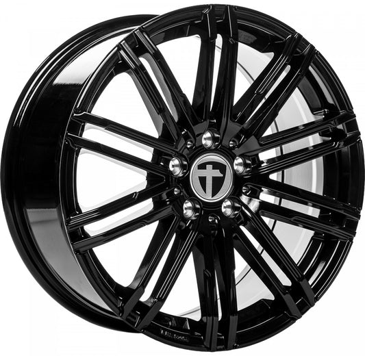 Tomason TN18 black painted Alufelge 10x20 Zoll ET20 LK 5x112 ML66.5