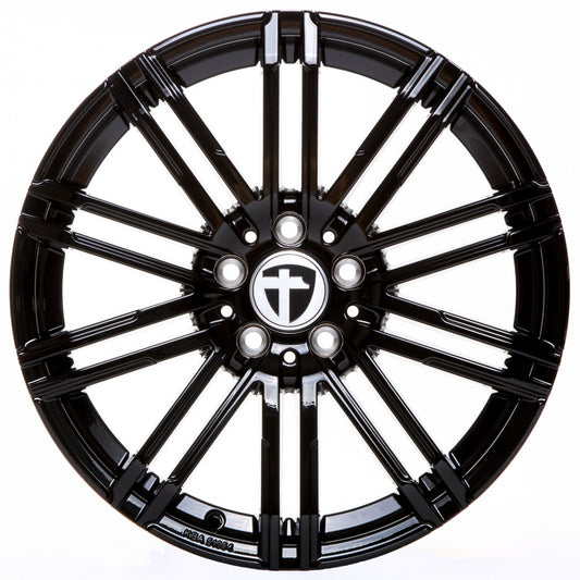 Tomason TN18 black painted Alufelge 10x20 Zoll ET50 LK 5x130 ML71.6 – Bild 2