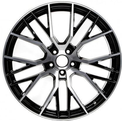 Tomason TN23 black diamond polished Alufelge 8.5x20 Zoll ET33 LK 5x112 ML66.6 – Bild 2