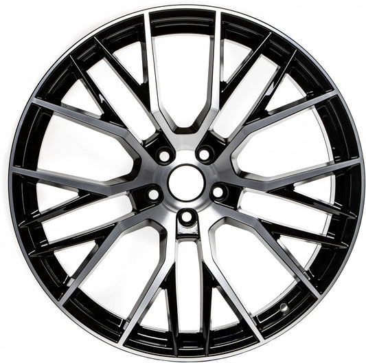 Tomason TN23 black diamond polished Alufelge 8.5x20 Zoll ET40 LK 5x120 ML72.6 – Bild 2
