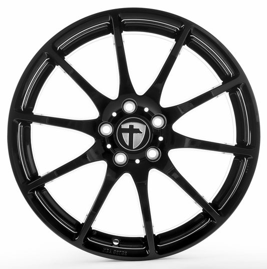 Tomason TN1 black painted Alufelge 7x17 Zoll ET38 LK 5x112 ML66.5 – Bild 2