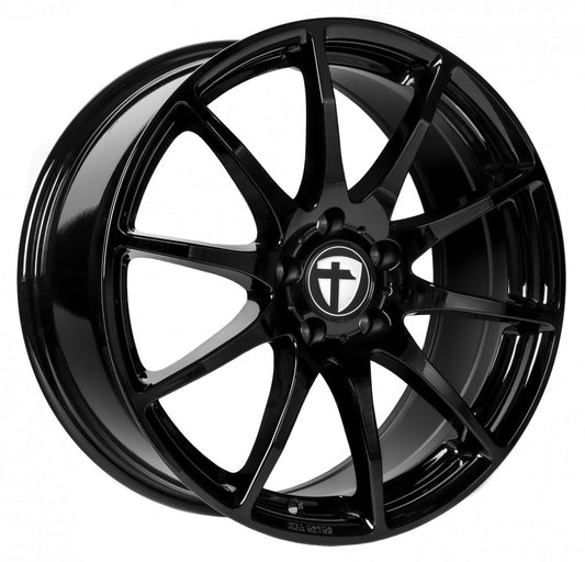 Tomason TN1 black painted Alufelge 8x18 Zoll ET45 LK 5x108 ML72.6