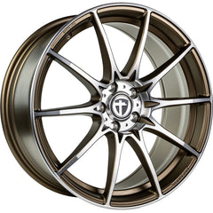 Tomason TN25 Superlight mattbronze polished Alufelge 8.5x19 Zoll ET45 LK 5x108 ML72.6