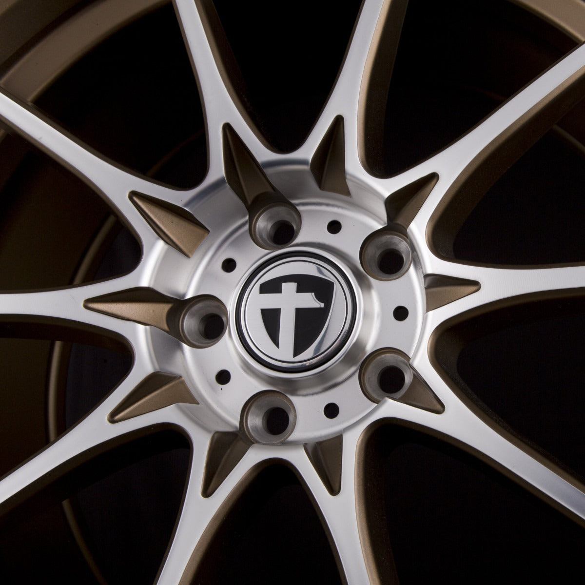 Tomason TN25 Superlight Mattbronze Polished Alufelge 8.5x19 Zoll ET45 LK 5x112 ML72.6 – Bild 5