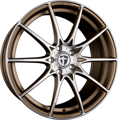Tomason TN25 Superlight Mattbronze Polished Alufelge 8.5x19 Zoll ET45 LK 5x114.3 ML72.6 – Bild 2