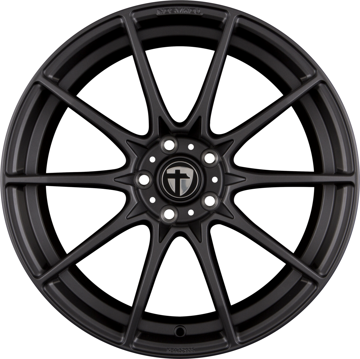 Tomason TN25 Superlight Mattgraphite Alufelge 8.5x19 Zoll ET45 LK 5x108 ML72.6