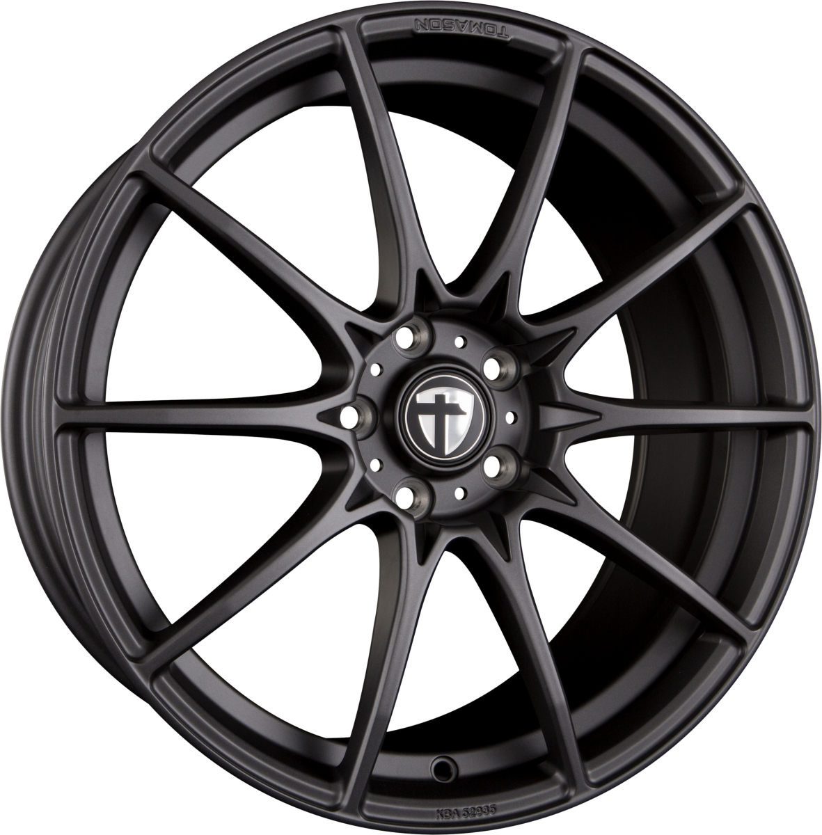 Tomason TN25 Superlight Mattgraphite Alufelge 8.5x19 Zoll ET45 LK 5x108 ML72.6 – Bild 2