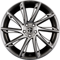 Tomason TN24 Dark Hyper Black CC + Pol Alufelge 8.5x20 Zoll ET30 LK 5x112 ML72.6