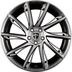 Tomason TN24 Dark Hyper Black CC + Pol Alufelge 8.5x20 Zoll ET30 LK 5x112 ML72.6