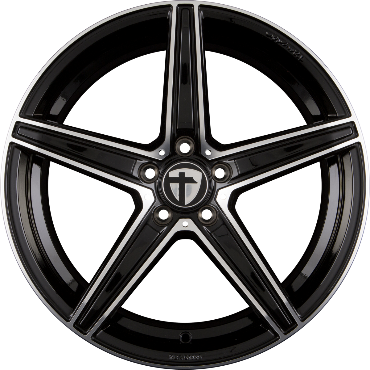 Tomason TN20 New Black Polished Alufelge 8x18 Zoll ET35 LK 5x100 ML63.4