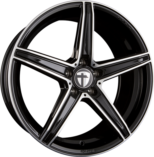 Tomason TN20 New Black Polished Alufelge 8x18 Zoll ET35 LK 5x100 ML63.4 – Bild 2