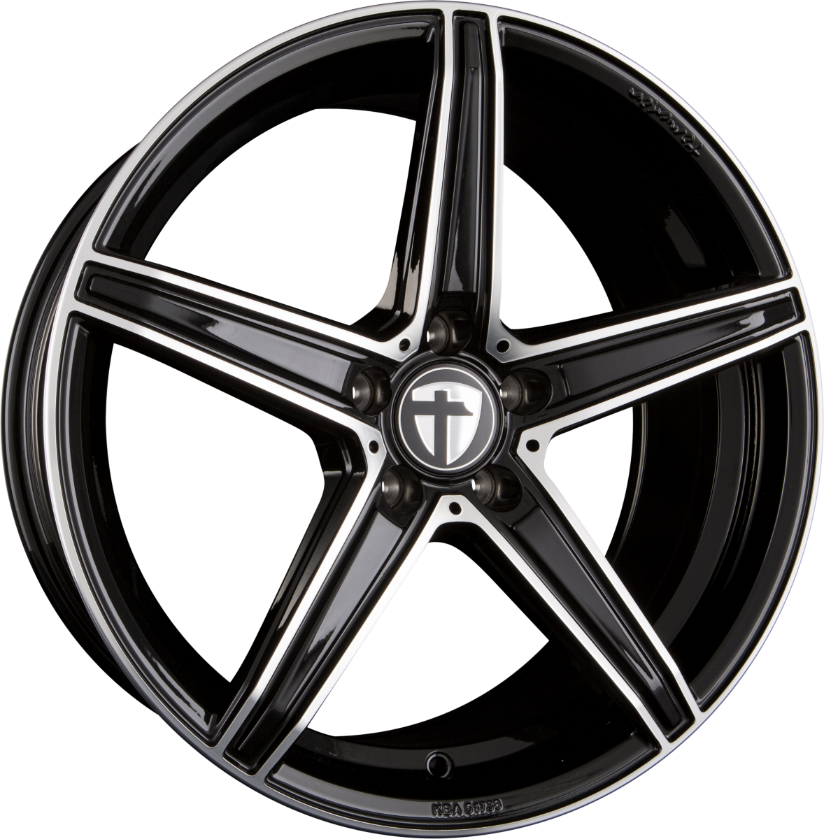 Tomason TN20 New Black Polished Alufelge 8x18 Zoll ET35 LK 5x100 ML63.4 – Bild 2