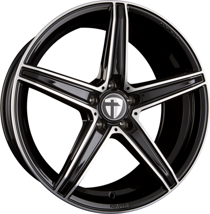 Tomason TN20 New Black Polished Alufelge 8x18 Zoll ET35 LK 5x100 ML63.4 – Bild 2