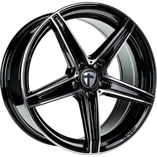 Tomason TN20 black polished Alufelge 8.5x20 Zoll ET30 LK 5x112 ML72.6