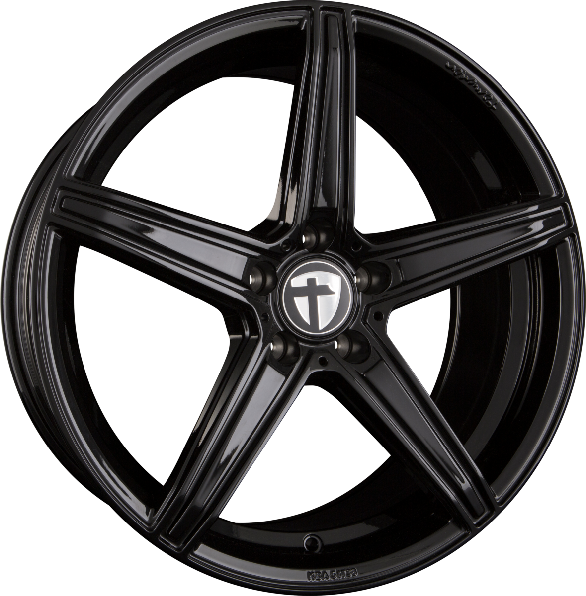 Tomason TN20 New Black Painted Alufelge 8x18 Zoll ET45 LK 5x108 ML72.6 – Bild 2
