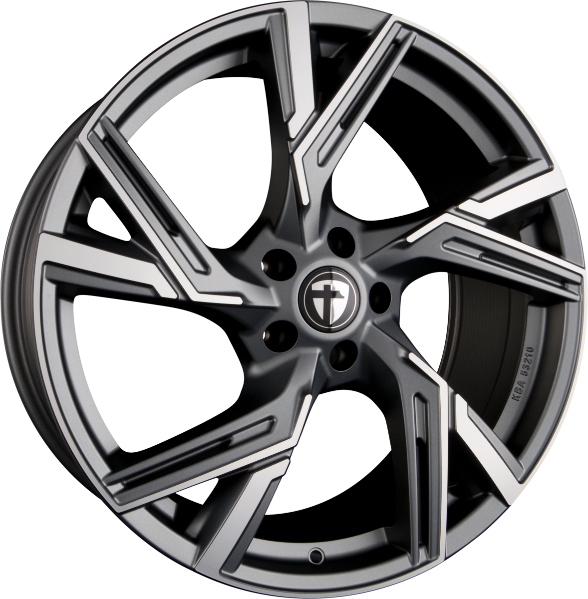 Tomason AR1 Anthracite Diamond Polished Alufelge 8.5x19 Zoll ET35 LK 5x112 ML66.6 – Bild 2