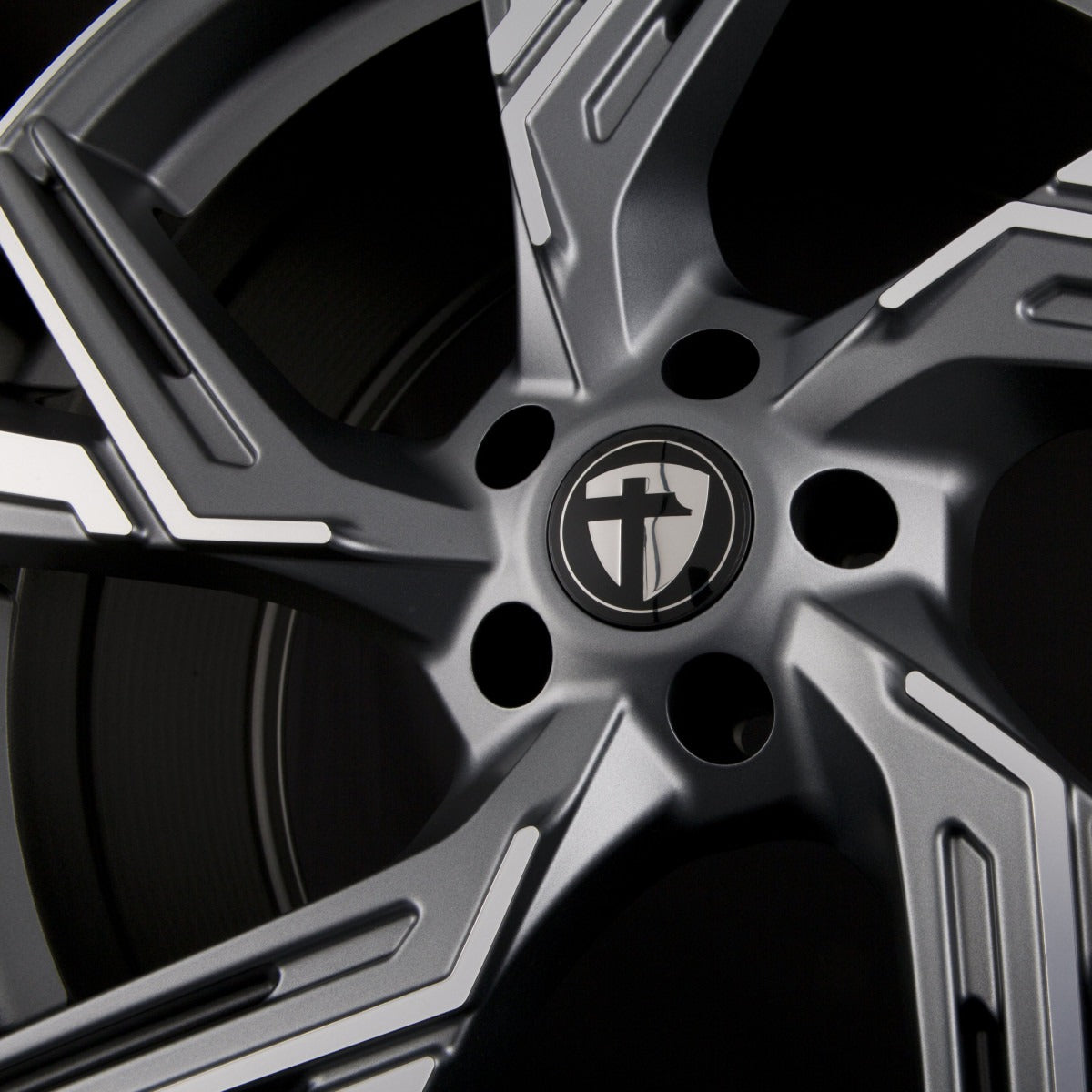 Tomason AR1 Anthracite Diamond Polished Alufelge 8.5x19 Zoll ET35 LK 5x112 ML66.6 – Bild 4