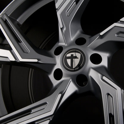 Tomason AR1 Anthracite Diamond Polished Alufelge 8.5x19 Zoll ET35 LK 5x112 ML66.6 – Bild 4