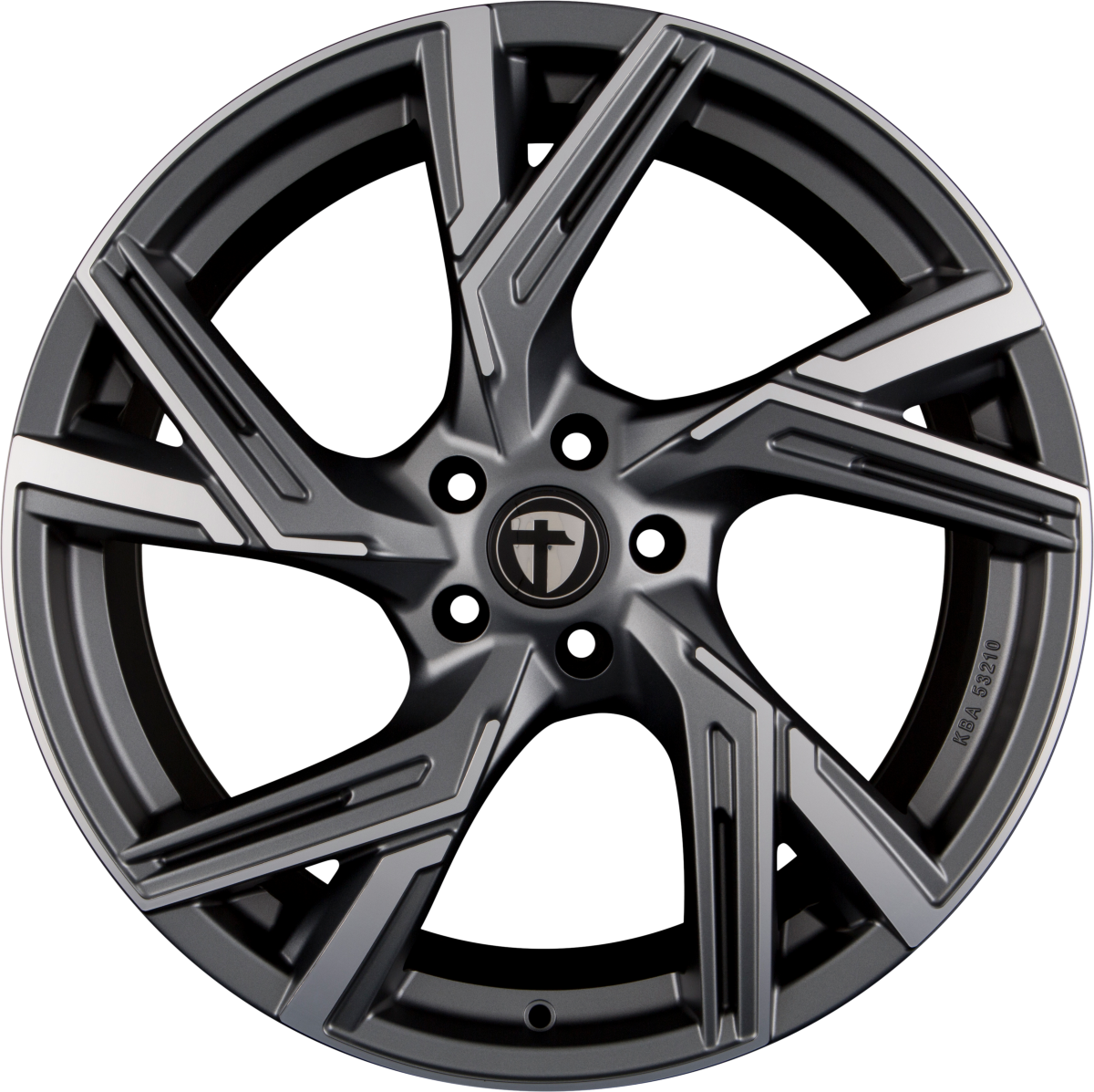 Tomason AR1 Anthracite Diamond Polished Alufelge 9x20 Zoll ET33 LK 5x112 ML66.6