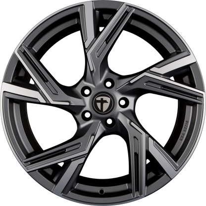 Tomason AR1 Anthracite Diamond Polished Alufelge 9x20 Zoll ET33 LK 5x112 ML66.6