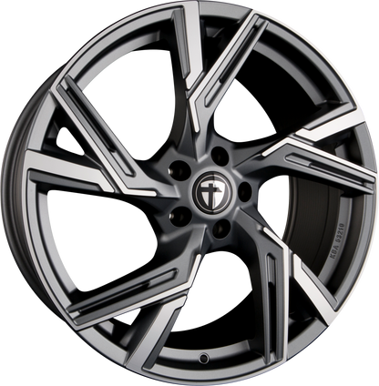 Tomason AR1 Anthracite Diamond Polished Alufelge 9x20 Zoll ET33 LK 5x112 ML66.6 – Bild 2