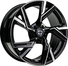 Tomason AR1 black diamond polished Alufelge 9x20 Zoll ET40 LK 5x112 ML66.6