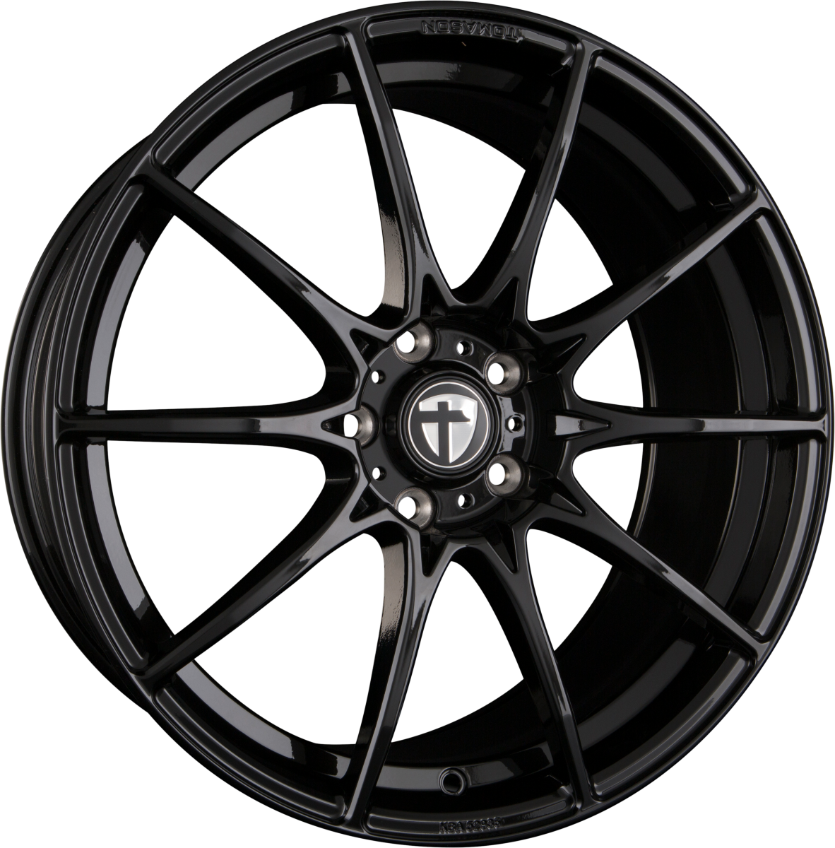 Tomason TN25 Superlight Black Painted Alufelge 8.5x19 Zoll ET47 LK 5x120 ML64.1 – Bild 2