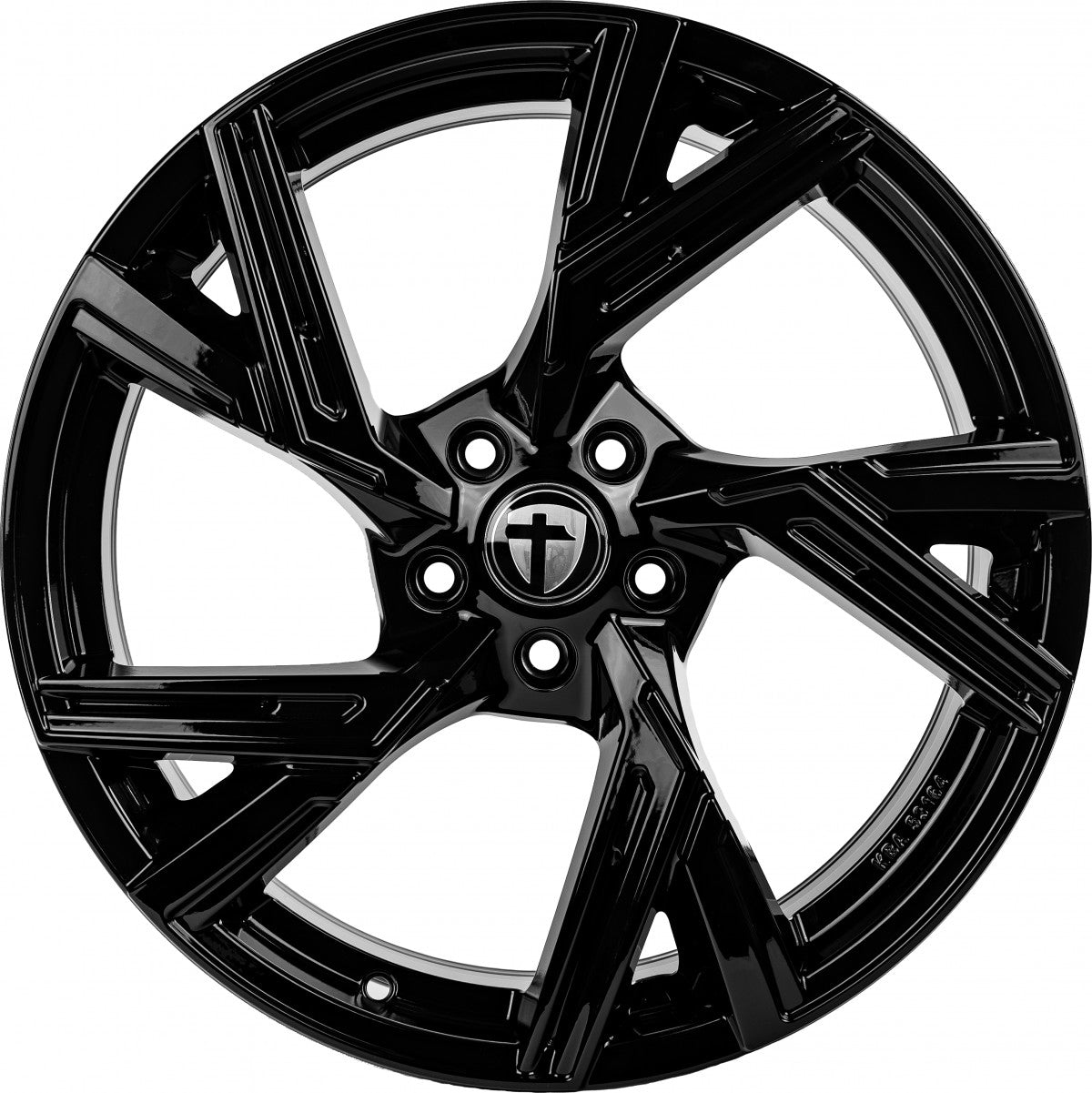 Tomason AR1 black painted Alufelge 8.5x19 Zoll ET35 LK 5x112 ML66.6 – Bild 2