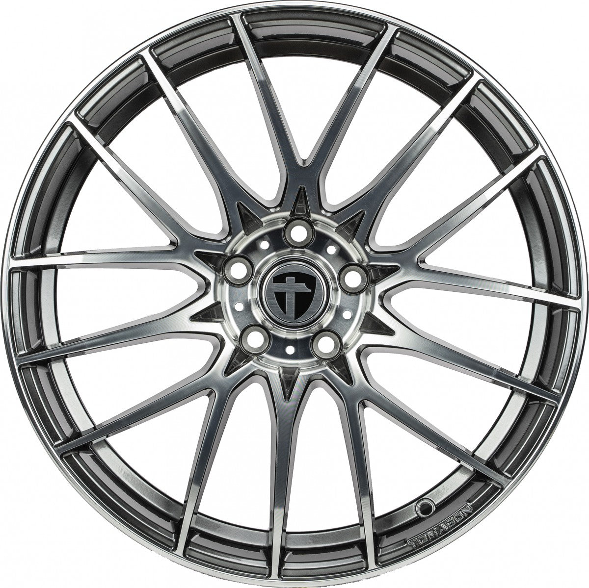 Tomason TN26 Light dark hyperblack polished Alufelge 8.5x19 Zoll ET45 LK 5x114.3 ML72.6 – Bild 2