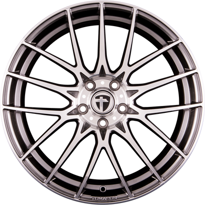 Tomason TN26 Light Dark Hyperblack Polish Alufelge 8.5x20 Zoll ET40 LK 5x114.3 ML72.6