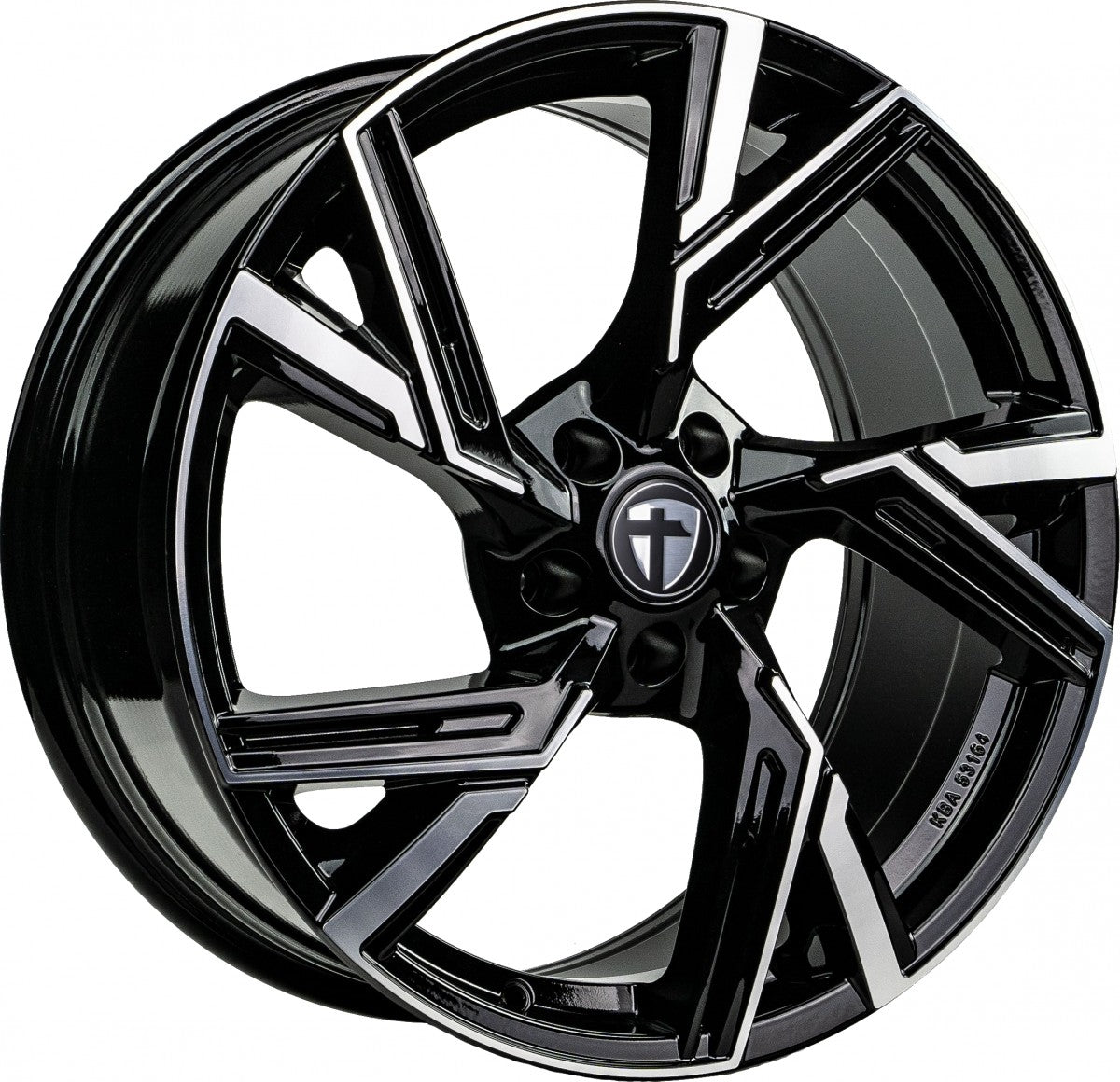 Tomason AR1 black diamond polished Alufelge 9.5x22 Zoll ET36 LK 5x112 ML66.6