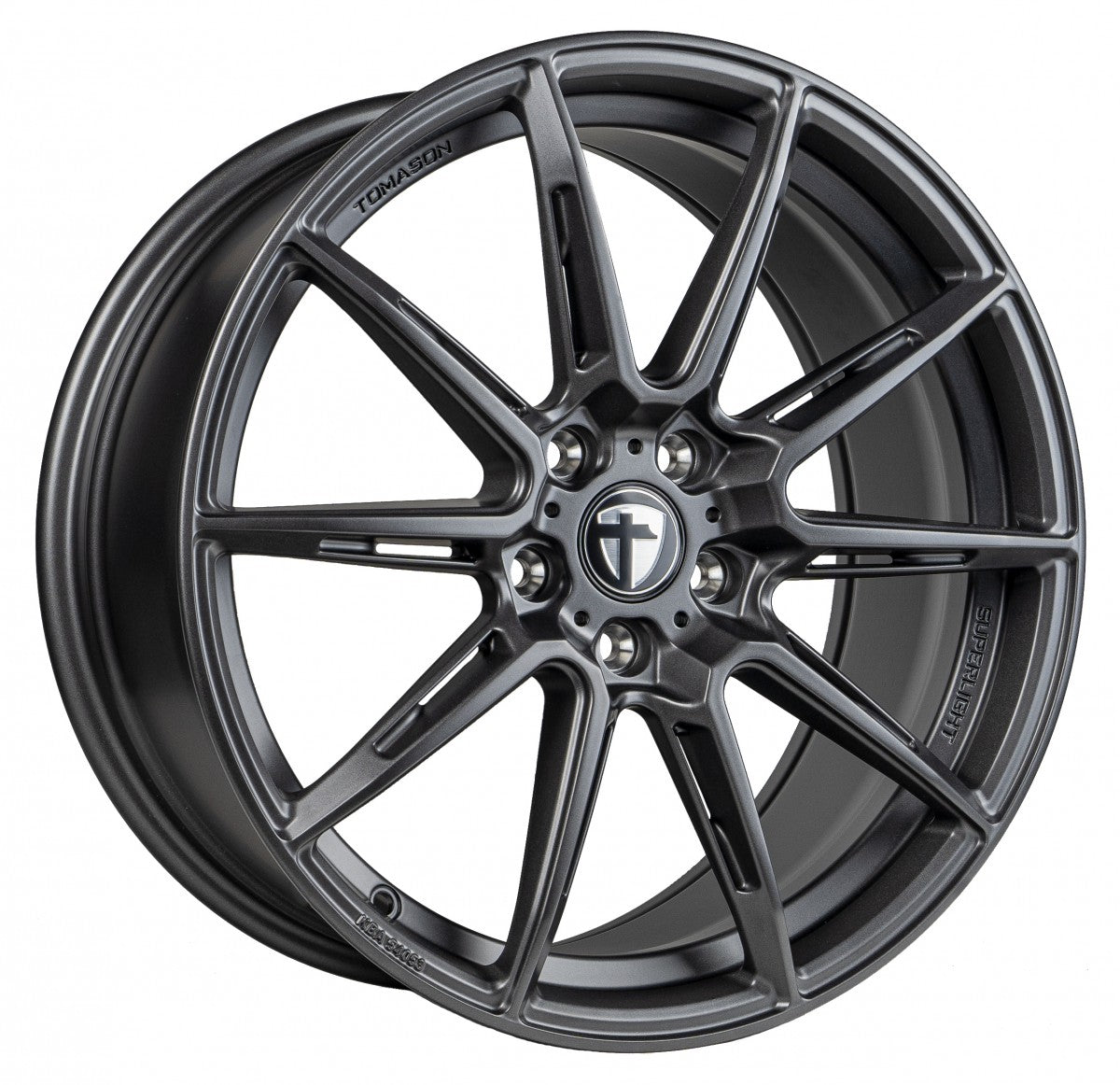 Tomason TN27 Superlight mattgraphite Alufelge 8.5x19 Zoll ET45 LK 5x114.3 ML72.6