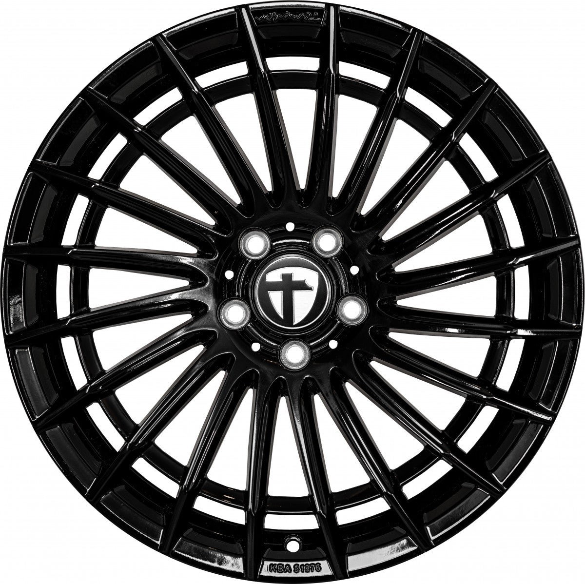 Tomason TN21 black painted Alufelge 8.5x19 Zoll ET45 LK 5x114.3 ML72.6 – Bild 2