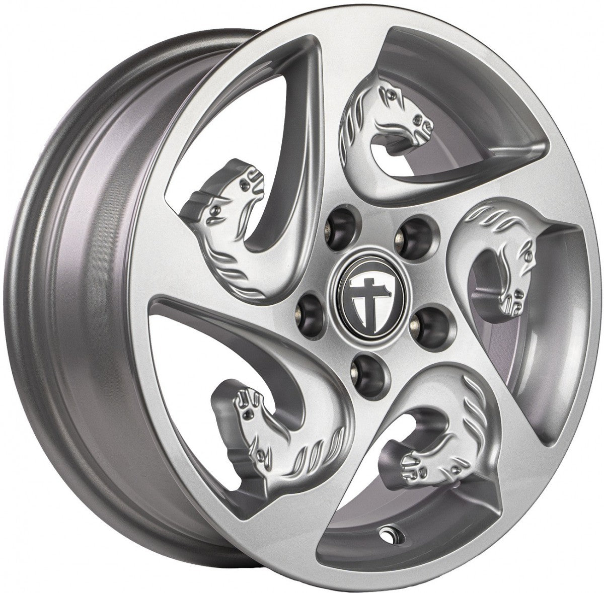 Tomason TR-Horse silver Alufelge 6x15 Zoll ET30 LK 5x112 ML66.5