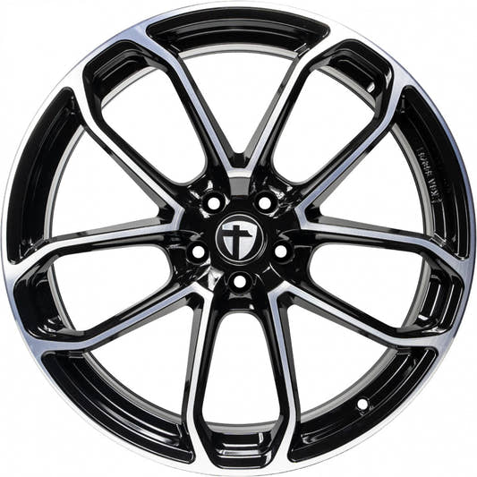 Tomason AR2 black polished Alufelge 9.5x21 Zoll ET19 LK 5x112 ML66.6 – Bild 2