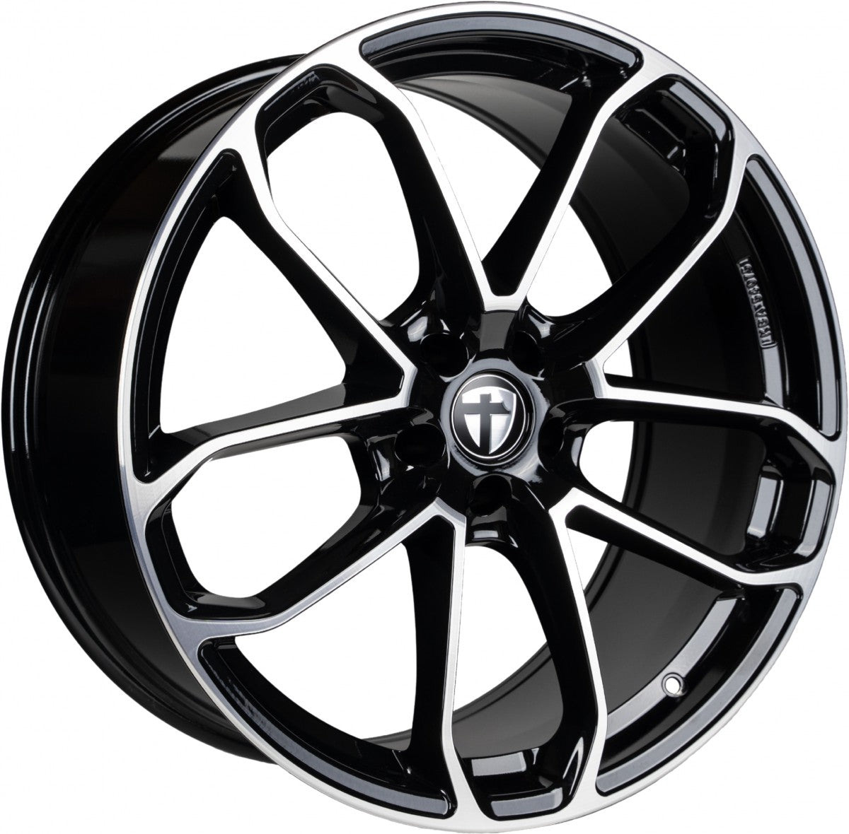 Tomason AR2 black polished Alufelge 9.5x21 Zoll ET31 LK 5x112 ML66.6