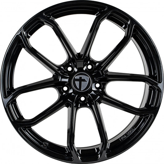 Tomason AR2 black glossy Alufelge 10x22 Zoll ET49 LK 5x130 ML71.6 – Bild 2