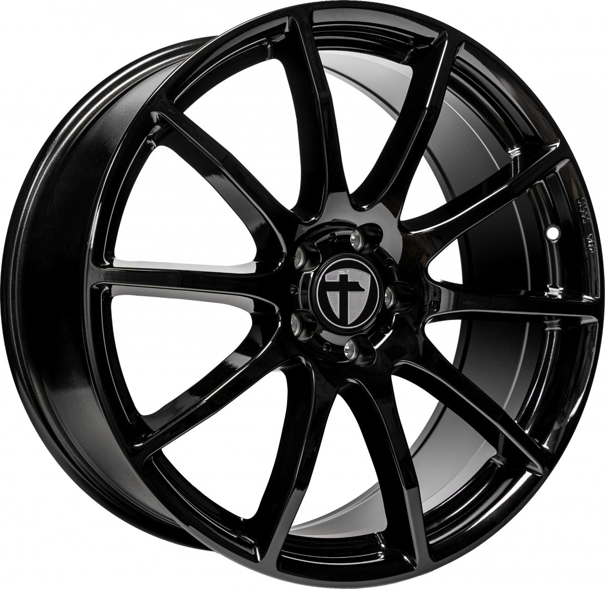 Tomason TN1 Flow black painted Alufelge 8x19 Zoll ET35 LK 5x112 ML72.6