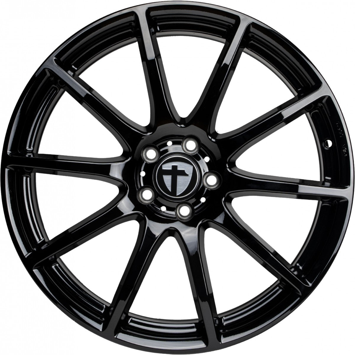 Tomason TN1 Flow black painted Alufelge 8x19 Zoll ET35 LK 5x112 ML72.6 – Bild 2