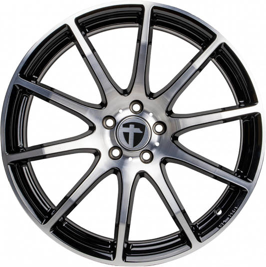 Tomason TN1 Flow black polished Alufelge 8x20 Zoll ET35 LK 5x112 ML72.6 – Bild 2