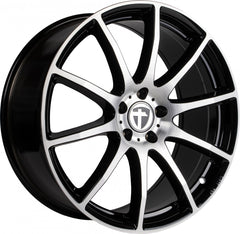 Tomason TN1 Flow black polished Alufelge 9x20 Zoll ET35 LK 5x112 ML72.6